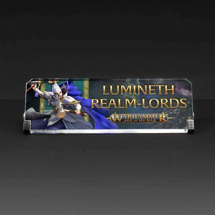 Plaque for Warhammer Age of Sigmar - Lumineth Realm-Lords