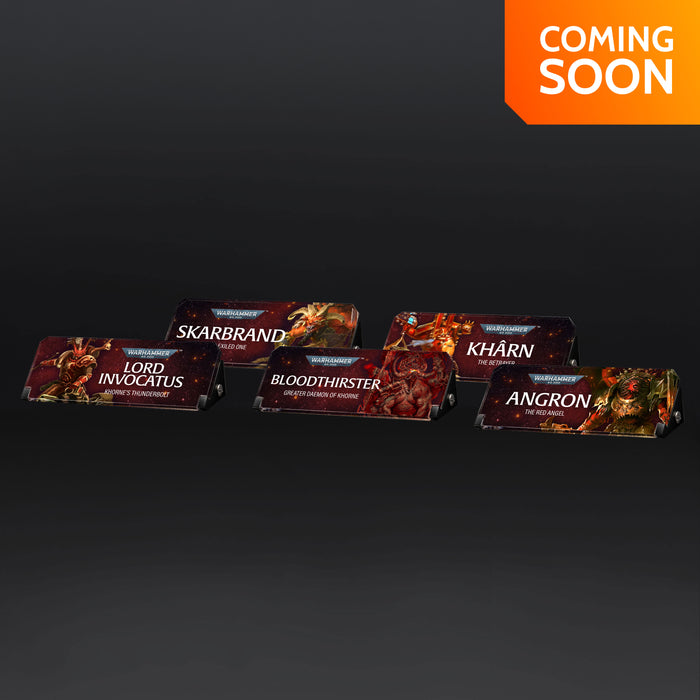 Plaques for Warhammer® 40,000 World Eaters Miniatures