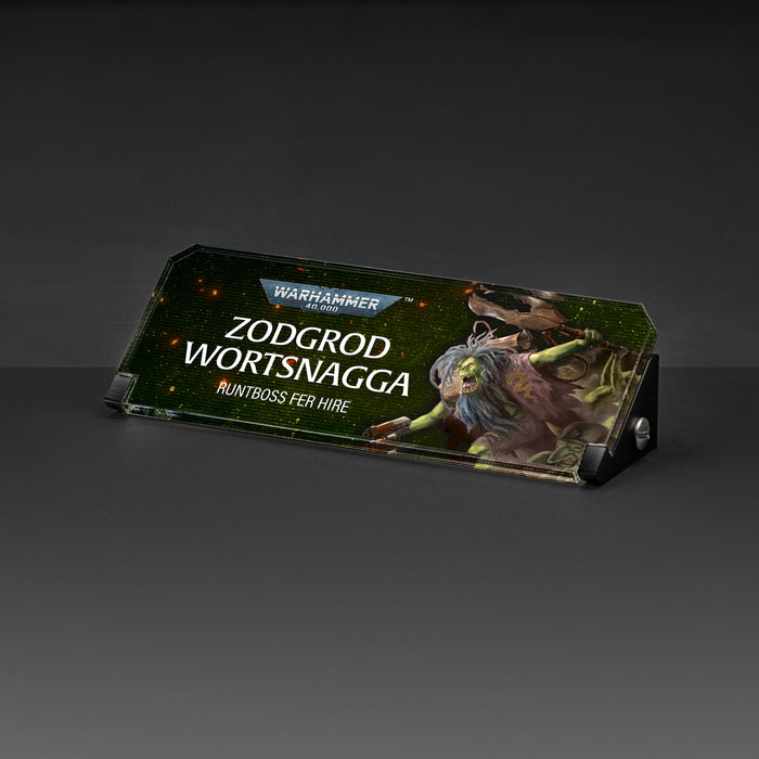 Plaques for Warhammer® 40,000 Orks Miniatures