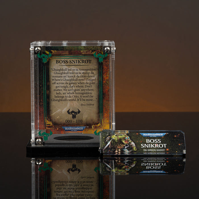 Limited Edition Display Cases for Warhammer® 40,000 Orks Miniatures