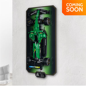 Wall Mounted Display Stand for LEGO® Technic™ Aston Martin Aramco AMR25 F1® Car (42240)