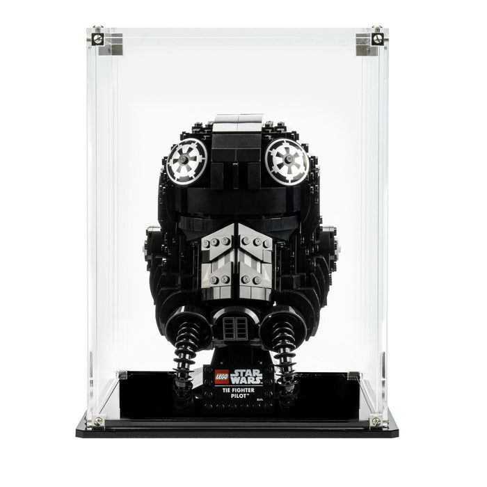 Display case for LEGO® Star Wars™ TIE Fighter pilot helmet (75274)