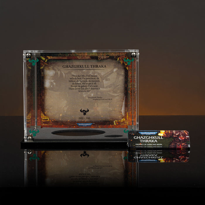 Limited Edition Display Cases for Warhammer® 40,000 Orks Miniatures