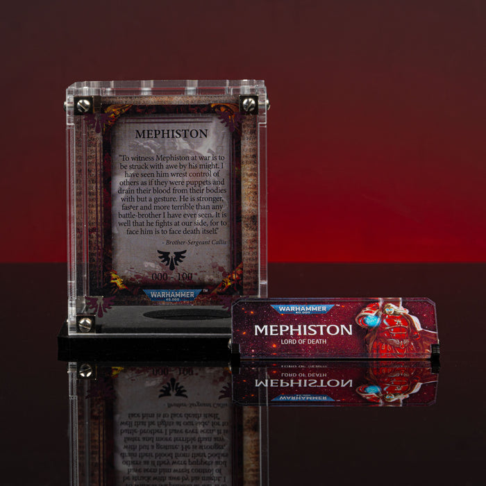 Limited Edition Display Cases for Warhammer® 40,000 Blood Angels Miniatures