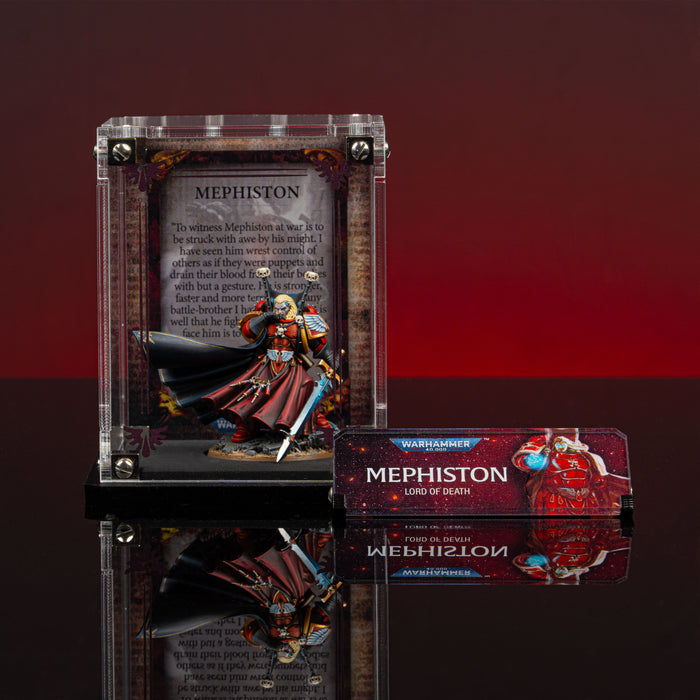 Limited Edition Display Cases for Warhammer® 40,000 Blood Angels Miniatures
