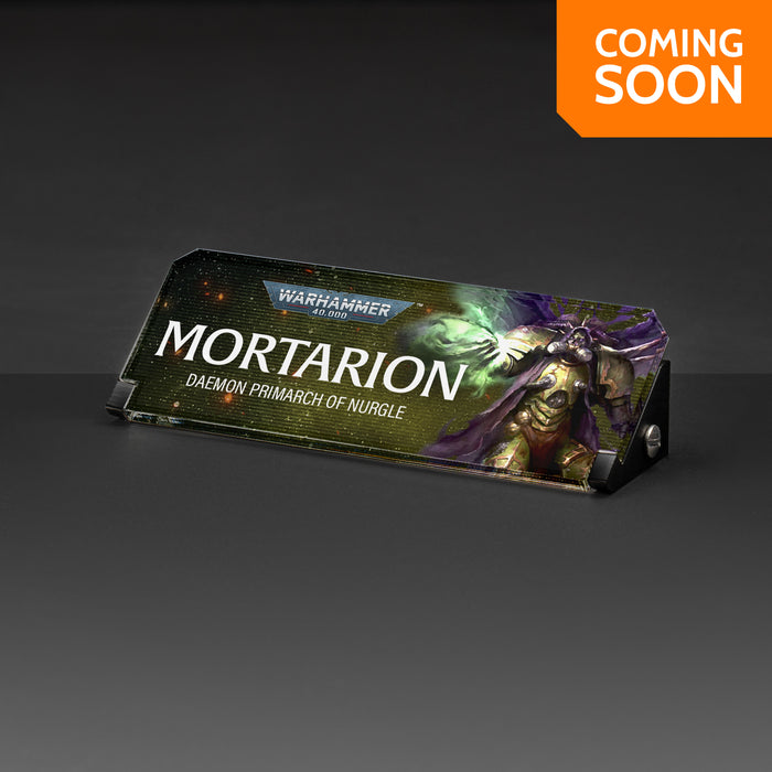 Plaque for Warhammer® 40,000 Mortarion, Daemon Primarch of Nurgle