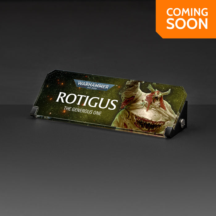 Plaque for Warhammer® 40,000 Rotigus
