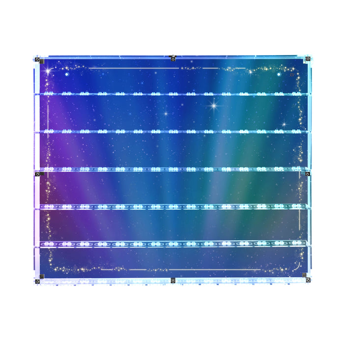 Wall Mounted Tiered Display Cases for LEGO® Minifigures