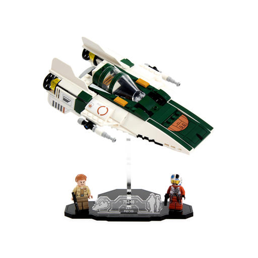 Display solutions for LEGO Star Wars™: Resistance A-Wing (75248) - Wicked Brick