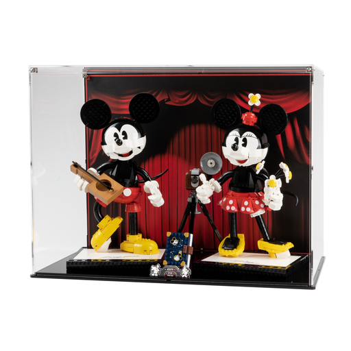 Display case for LEGO Mickey and Minnie Mouse 43179
