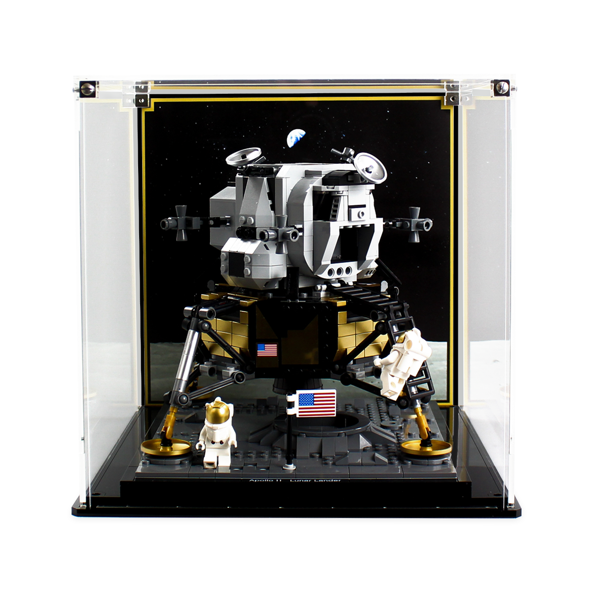 APOLLO 新素体　展示品 Display Case for LEGO®: NASA Apollo 11 Lunar Lander (10266
