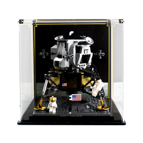 Display Case for LEGO NASA Apollo 11 Lunar Lander 10266 — Wicked Brick