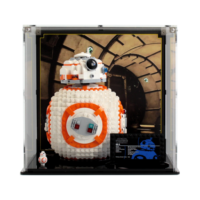 Display case for LEGO Star Wars™: BB-8 (75187) - Wicked Brick