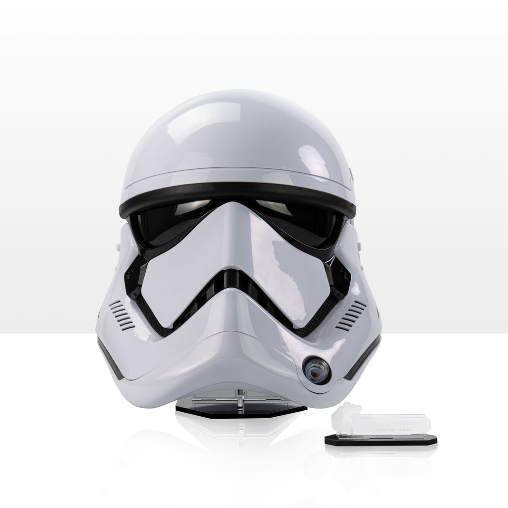 first order star wars motorcycle helmet Display Stand for Star Wars Black Series Stormtrooper Helmet — Wicked Brick