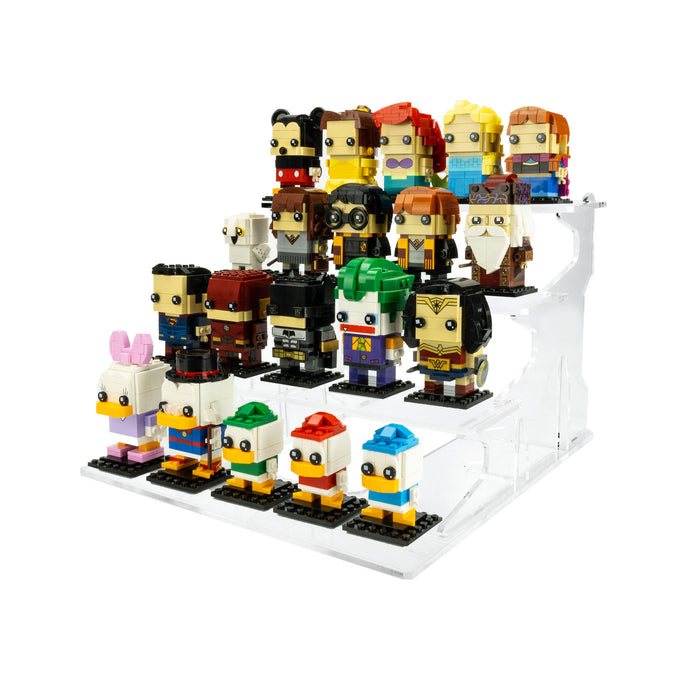 Display podium for LEGO® Brickheadz for IKEA® DETOLF unit