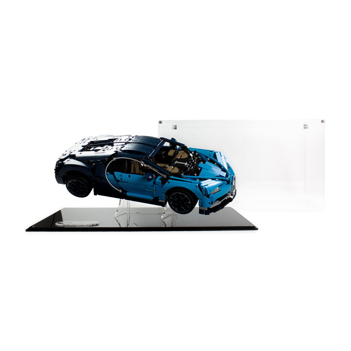 Display case for LEGO® Technic Bugatti Chiron (42083) — Wicked Brick