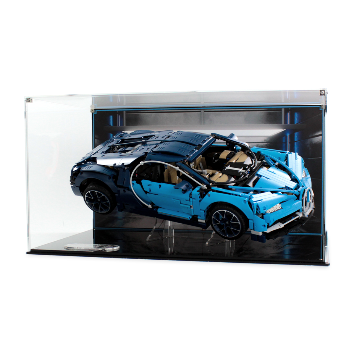 Display Case for LEGO Technic Bugatti Chiron 42083 — Wicked Brick