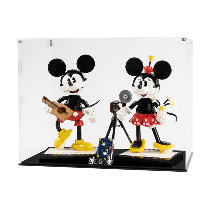 Display case for LEGO Mickey and Minnie Mouse 43179 (Without background)