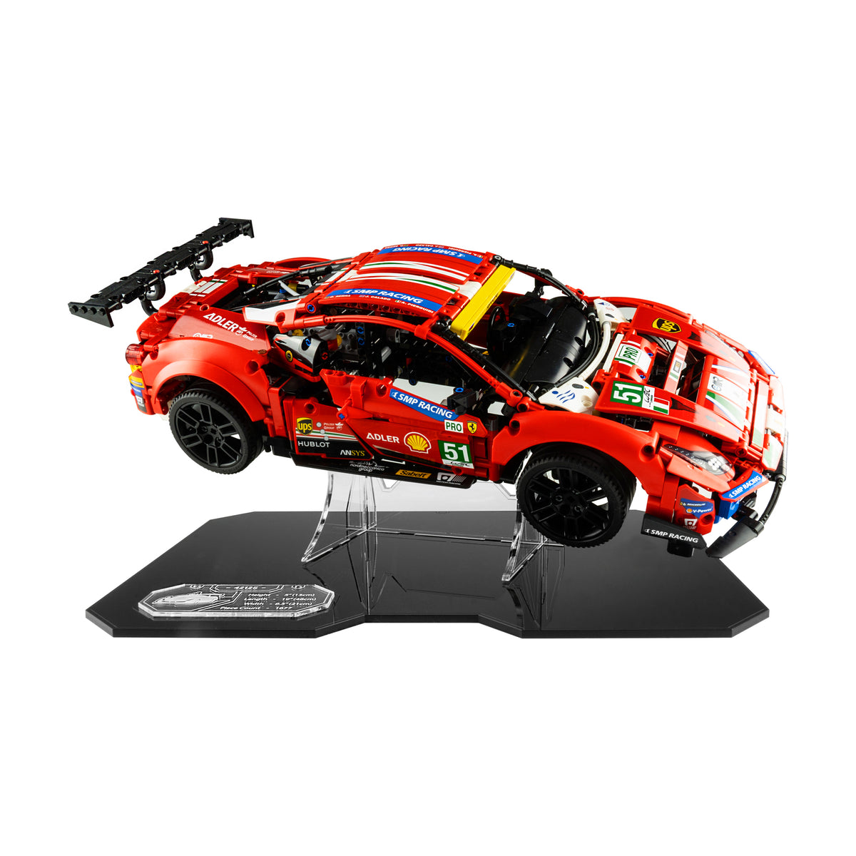 Display Stand for LEGO Technic Ferrari 488 GTE 42125 — Wicked Brick