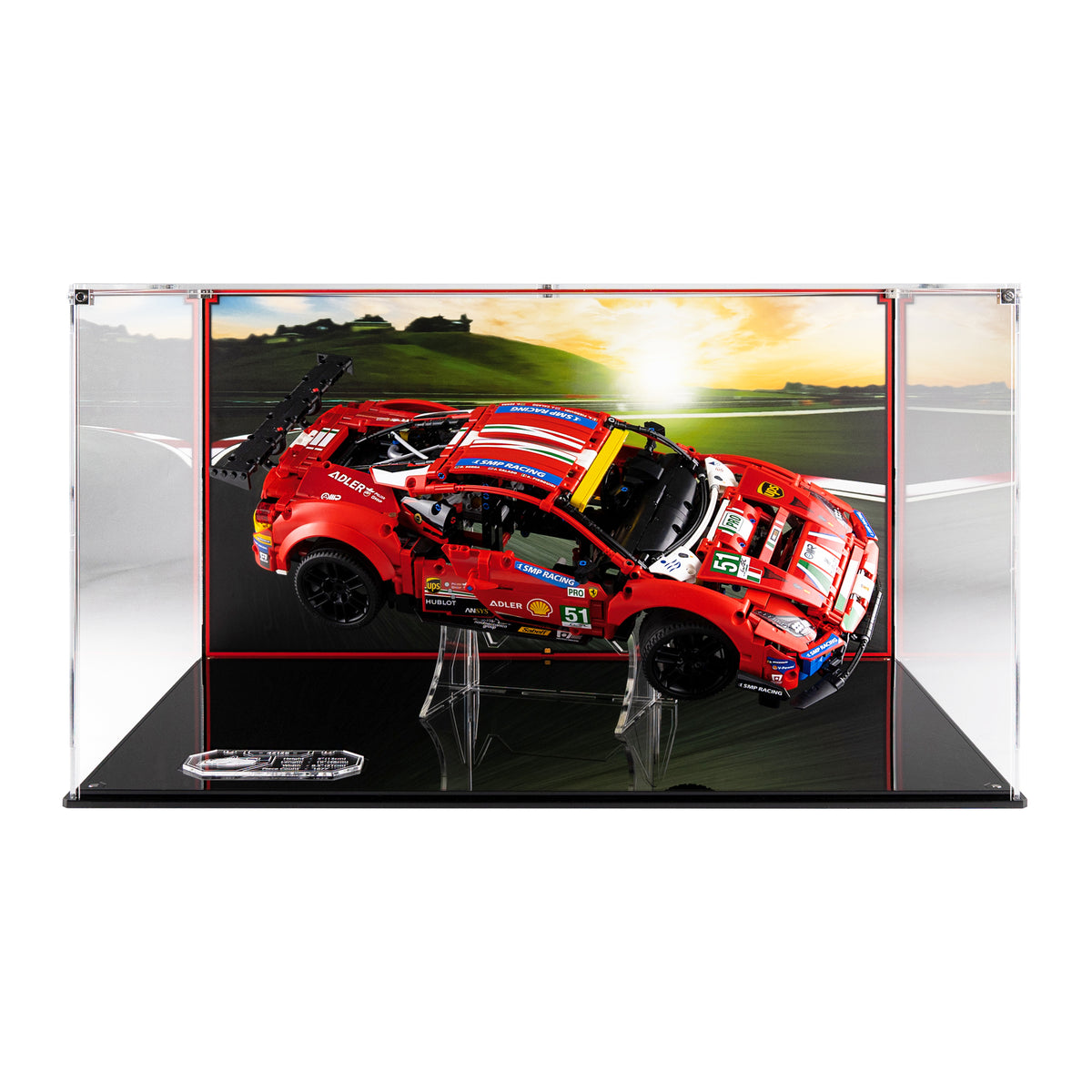 Display Case for LEGO® Technic: Ferrari 488 GTE (42125) — Wicked Brick