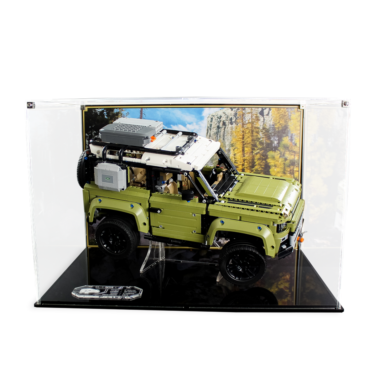 Display Case for LEGO Technic Land Rover Defender 42110 — Wicked Brick