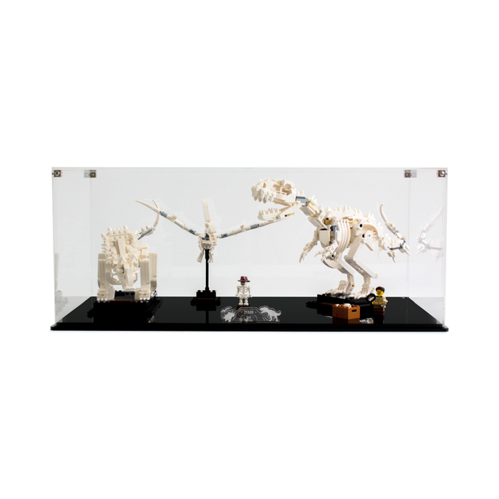Display case for LEGO Ideas: Dinosaur Fossils (21320) - Wicked Brick
