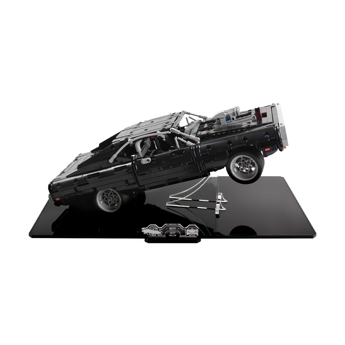 Display Stand for LEGO® Technic: Dom's Dodge Charger (42111