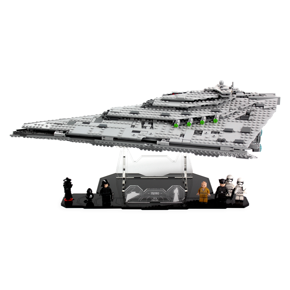 Display stand for LEGO® Star Wars™ First Order Star Destroyer (75190) —  Wicked Brick