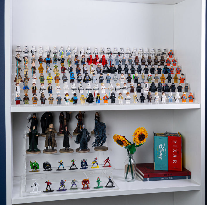 Lego Display Lego Ikea Istruzioni Display Podium For LEGO® Minifigures For IKEA® Billy BookCase
