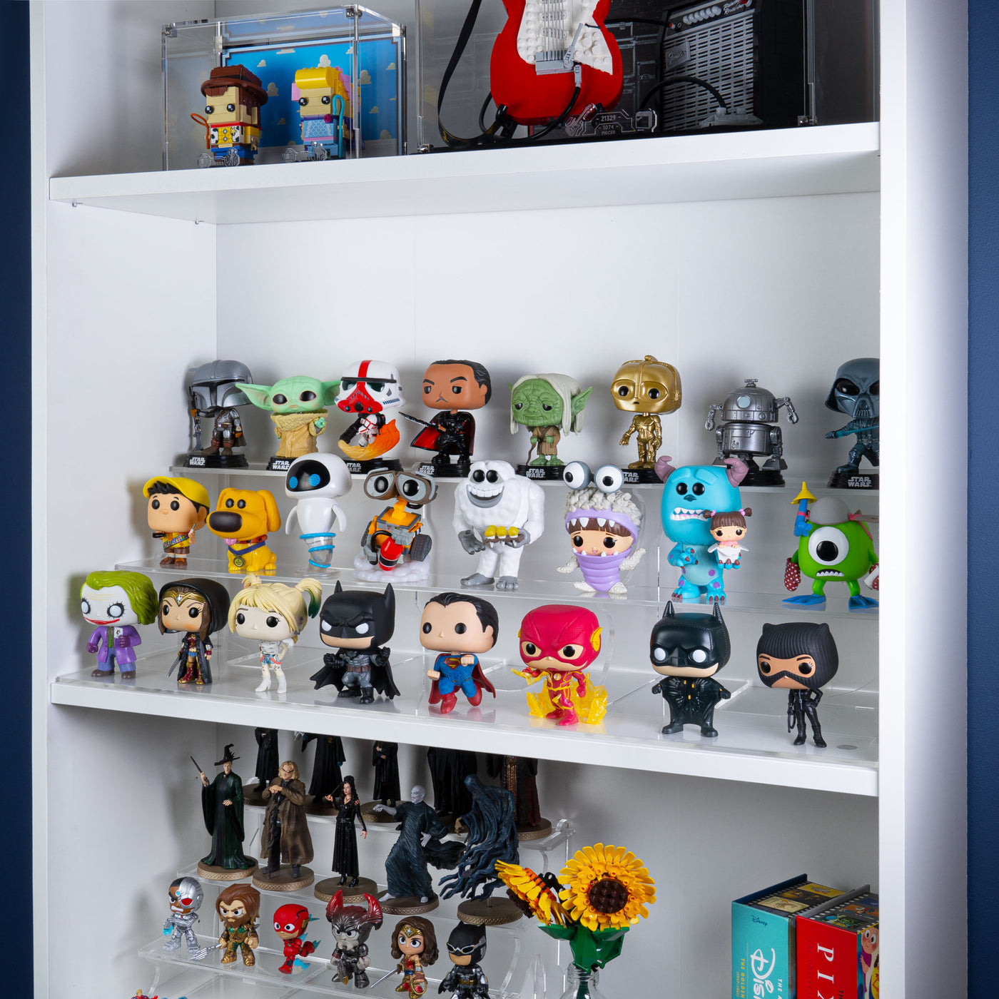 Display podium for FUNKO® Pops for IKEA® Billy Bookcase — Wicked Brick