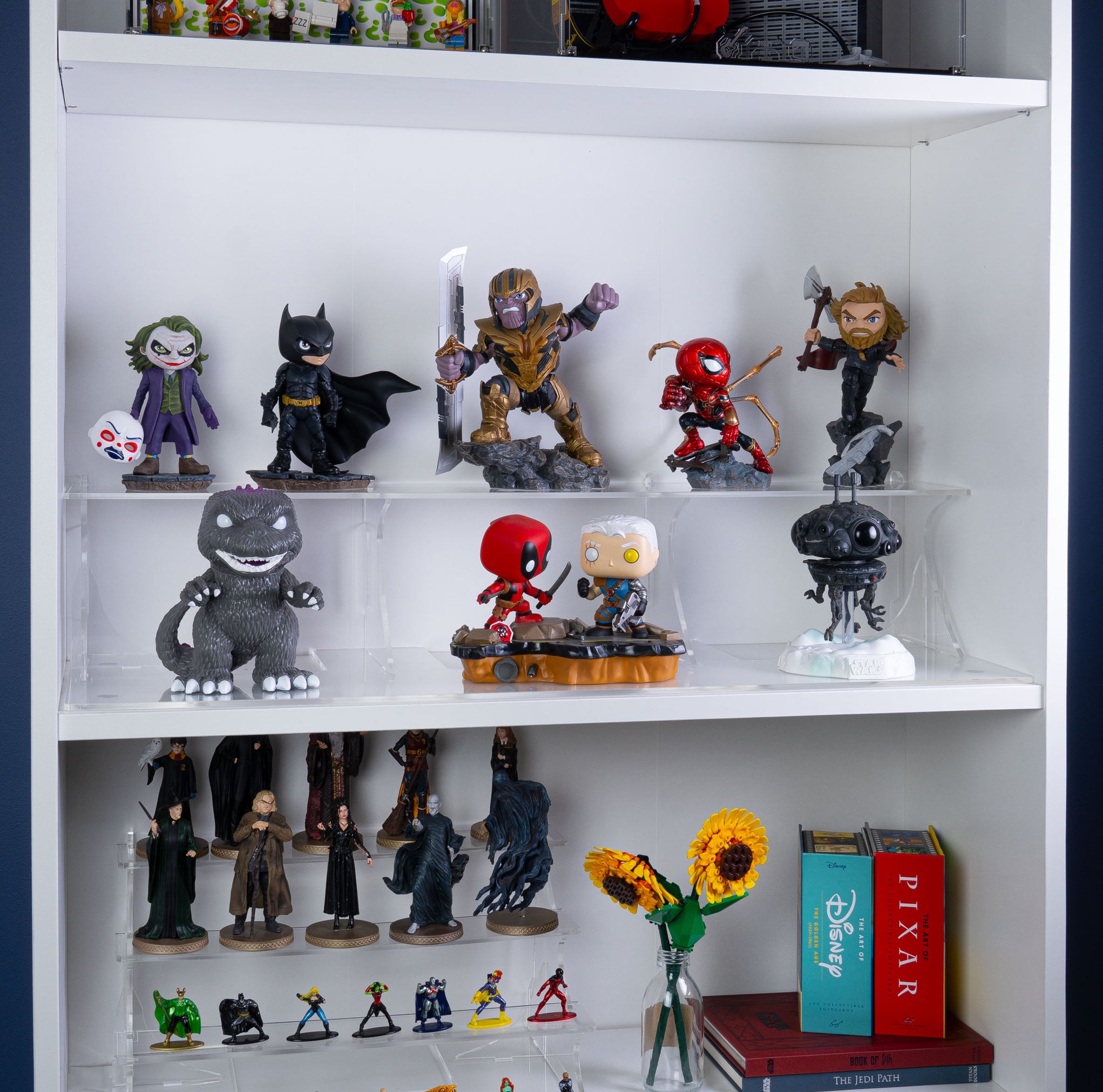 2 Tier Display podium for IKEA Billy BookCase — Wicked Brick