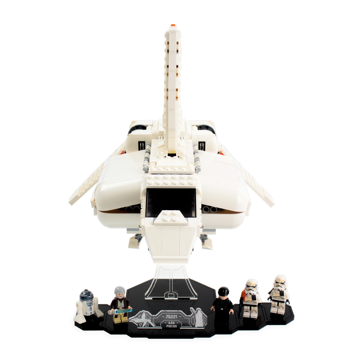 Display stand for LEGO Star Wars Imperial Landing Craft 75221 Wicked Brick
