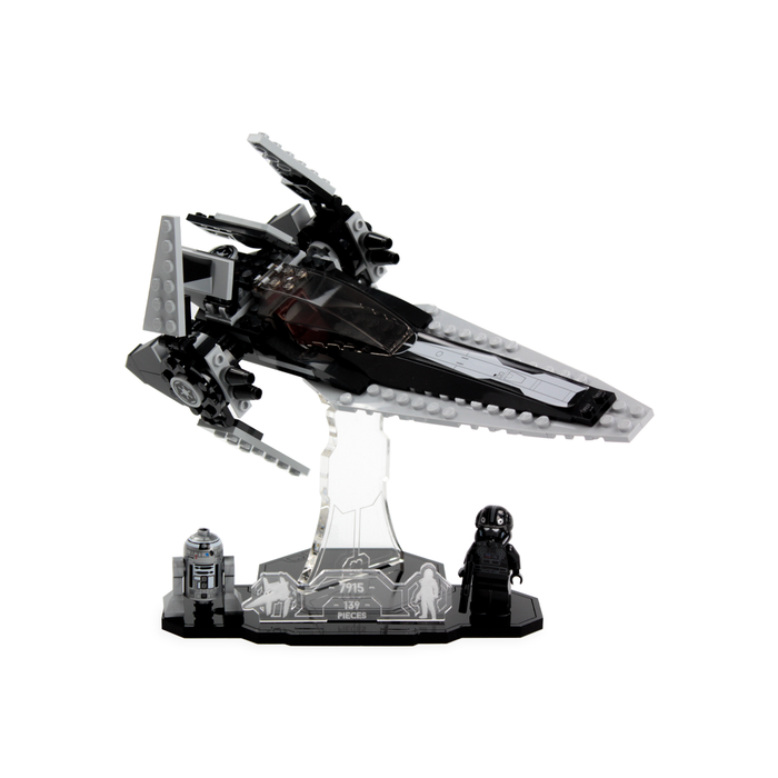 Display stand for LEGO® Star Wars™ Imperial V-Wing Starfighter (7915)