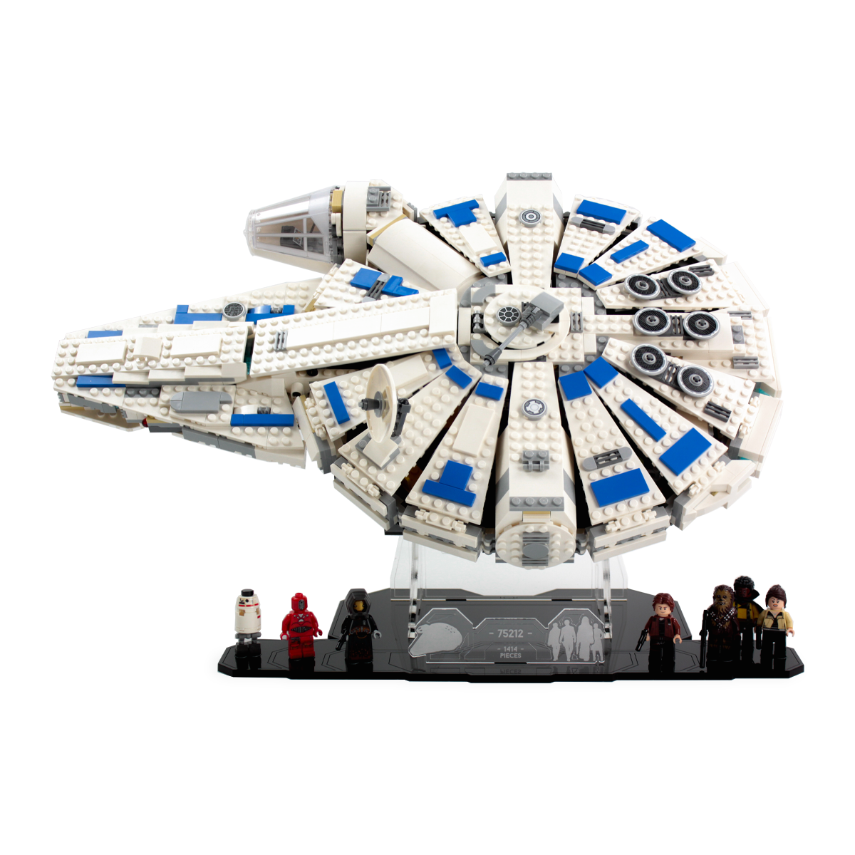 Display stand for LEGO® Star Wars™ Kessel Run Millennium Falcon (75212 —  Wicked Brick