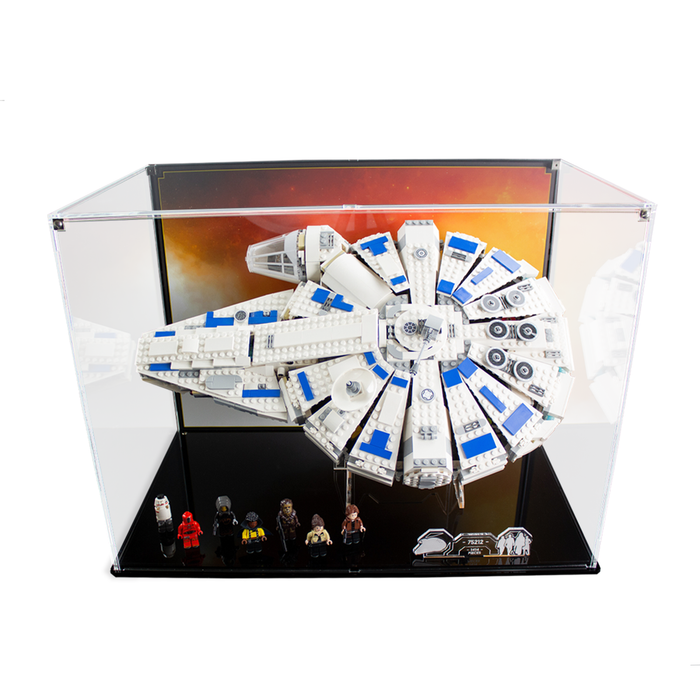 Display case for LEGO Star Wars™: Kessel Run Millennium Falcon (75212) - Wicked Brick