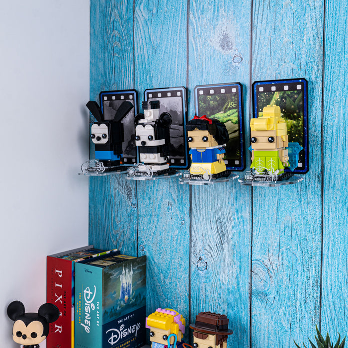 Wall Mounted Display for LEGO® Brickheadz Disney 100th Celebration (40622)