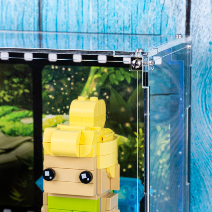 Wall Mounted Display Case for LEGO® Brickheadz Disney 100th Celebration (40622)