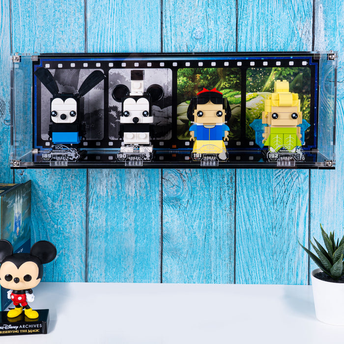 Wall Mounted Display Case for LEGO® Brickheadz Disney 100th Celebration (40622)