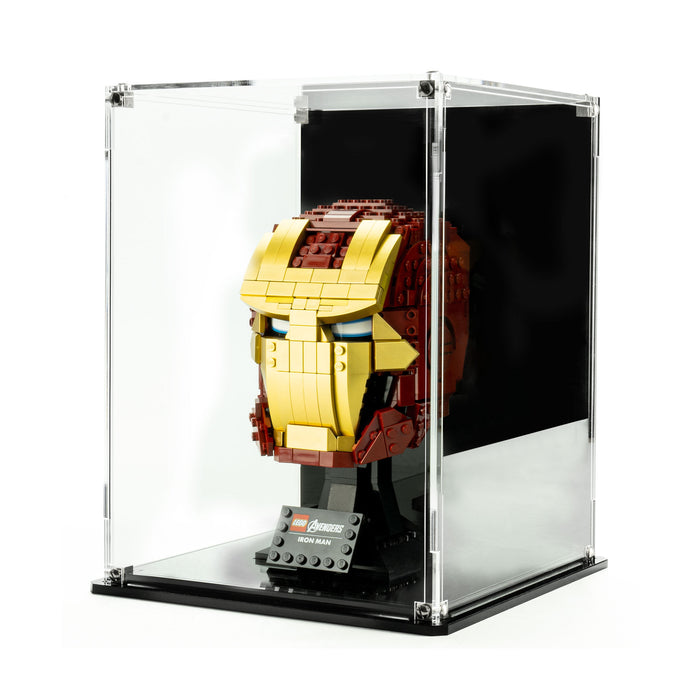 Display Case for LEGO Iron Man Helmet 76165 — Wicked Brick