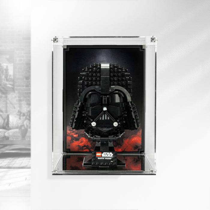 Wall Mounted Display Case for LEGO® Darth Vader Helmet (75304)