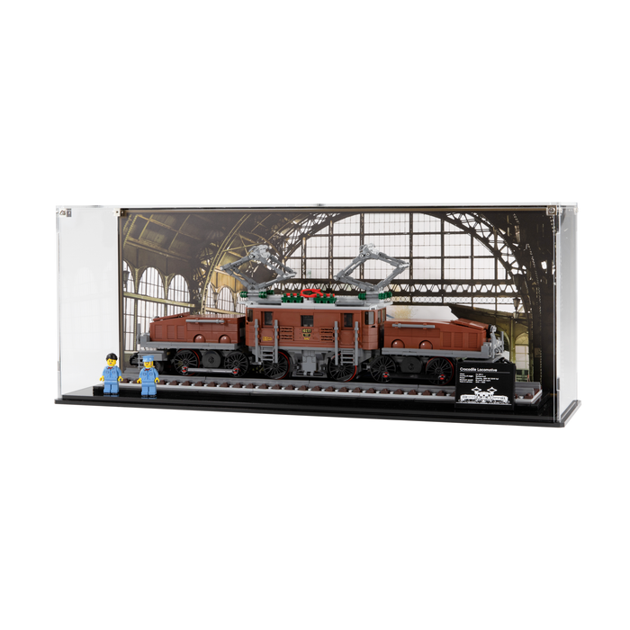Display Case for the LEGO® Creator: Crocodile Train (10277