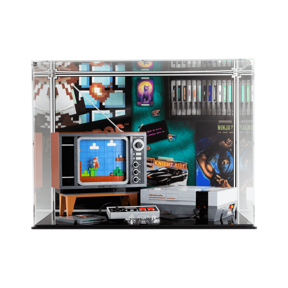 Display case for LEGO®: Nintendo Entertainment System (71374