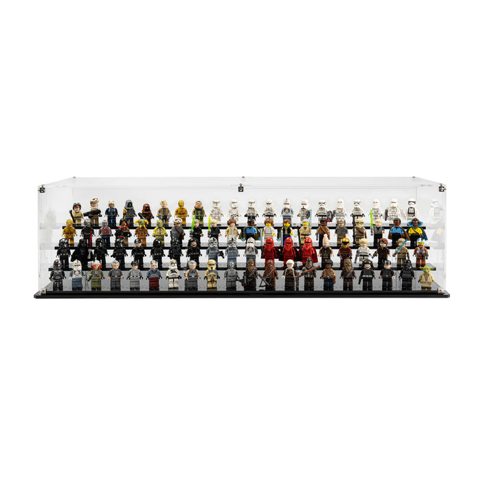 Display case podiums for LEGO® Minifigures