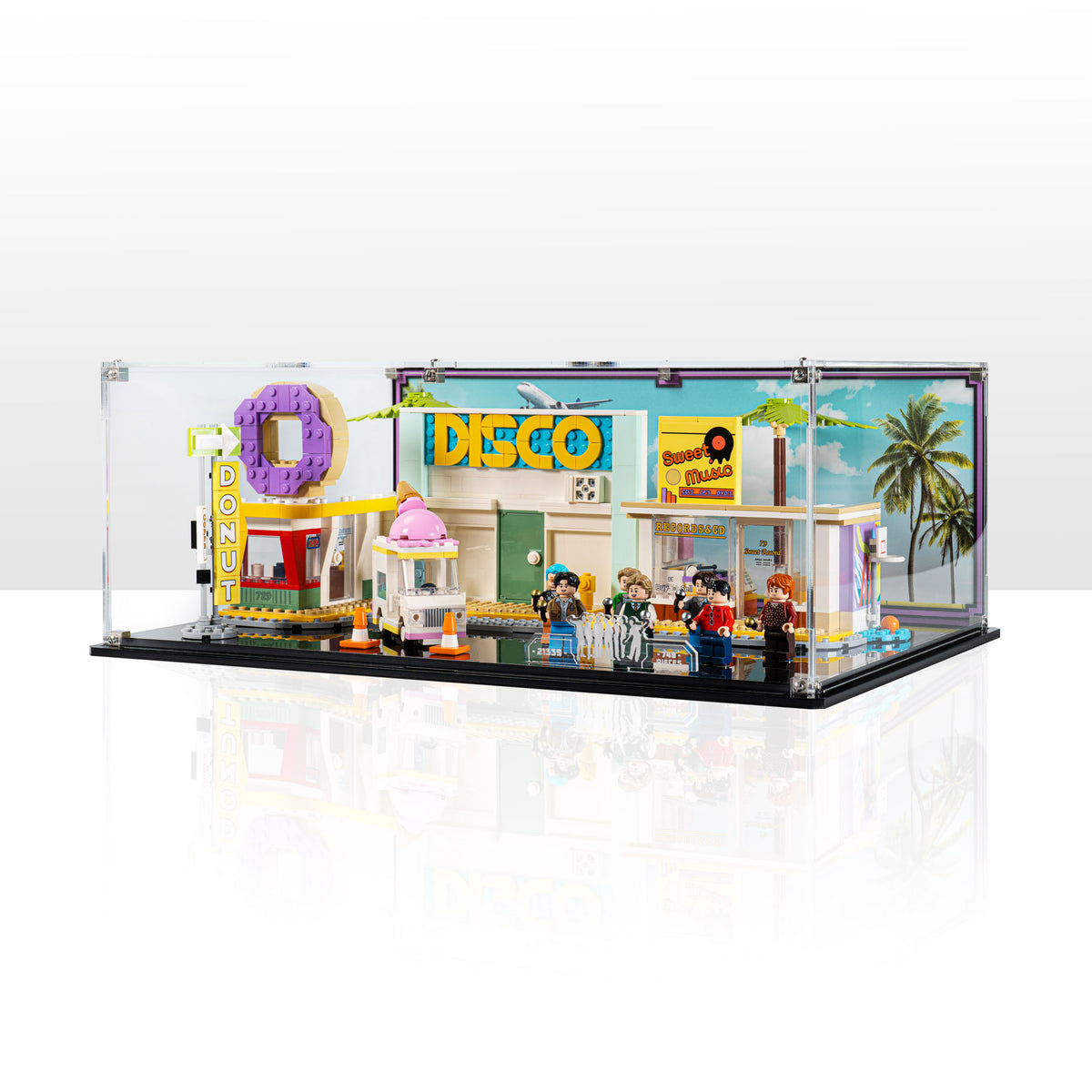 Display Case for LEGO Ideas BTS Dynamite 21339 — Wicked Brick