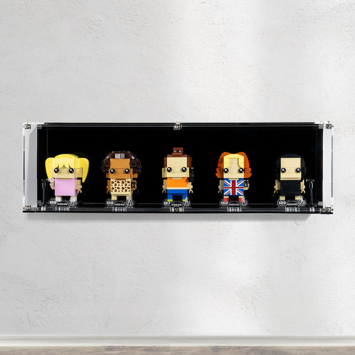 Wall Mounted Display Case for LEGO® Brickheadz Spice Girls Tribute (40548)