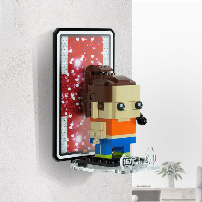 Wall Mounted Display for LEGO® Brickheadz Spice Girls Tribute (40548)