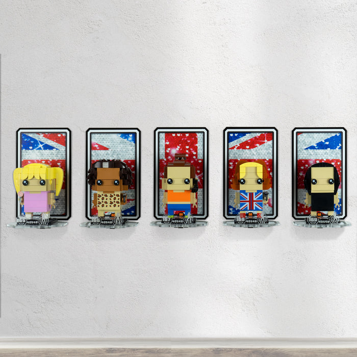 Wall Mounted Display for LEGO® Brickheadz Spice Girls Tribute (40548)