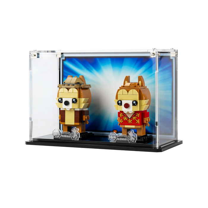 Display Case for LEGO® Brickheadz Chip & Dale (40550)