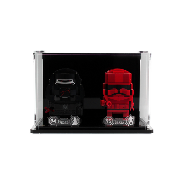 Display case for two LEGO® Brickheadz