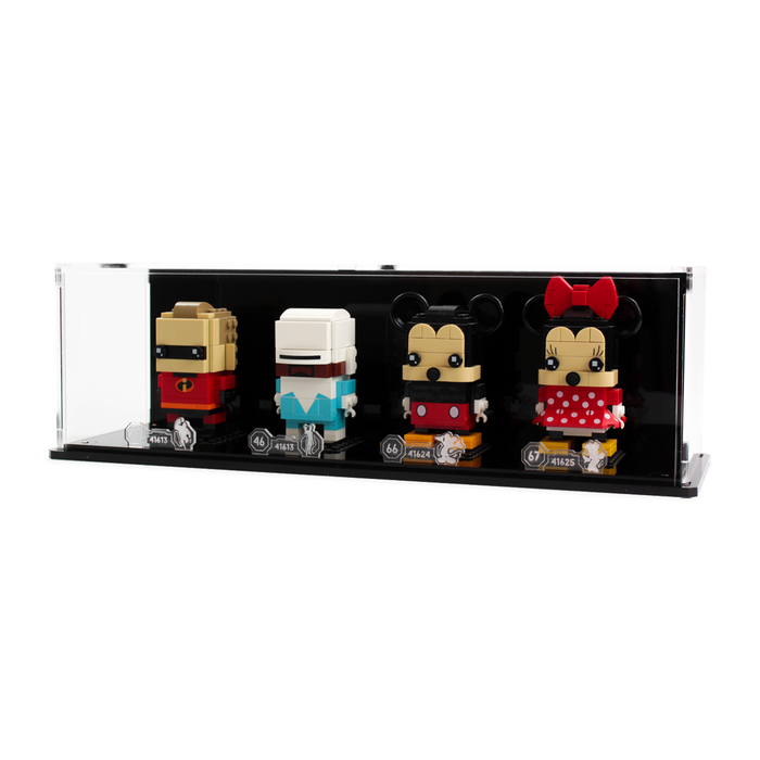 Display case for four LEGO® Brickheadz